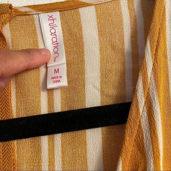 Summer yellow stripped dress - Picture 3 of 13